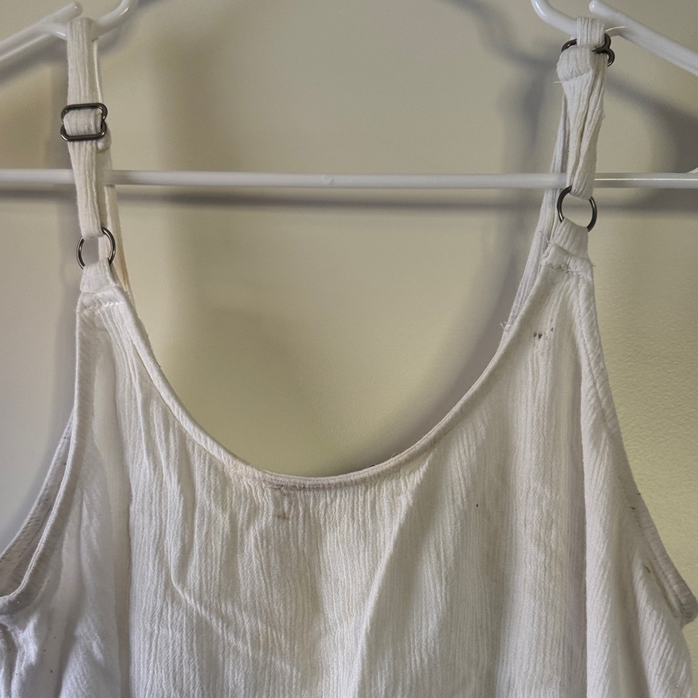 Hollister Ivory Button-Up Camisole / A59 - Picture 5 of 5